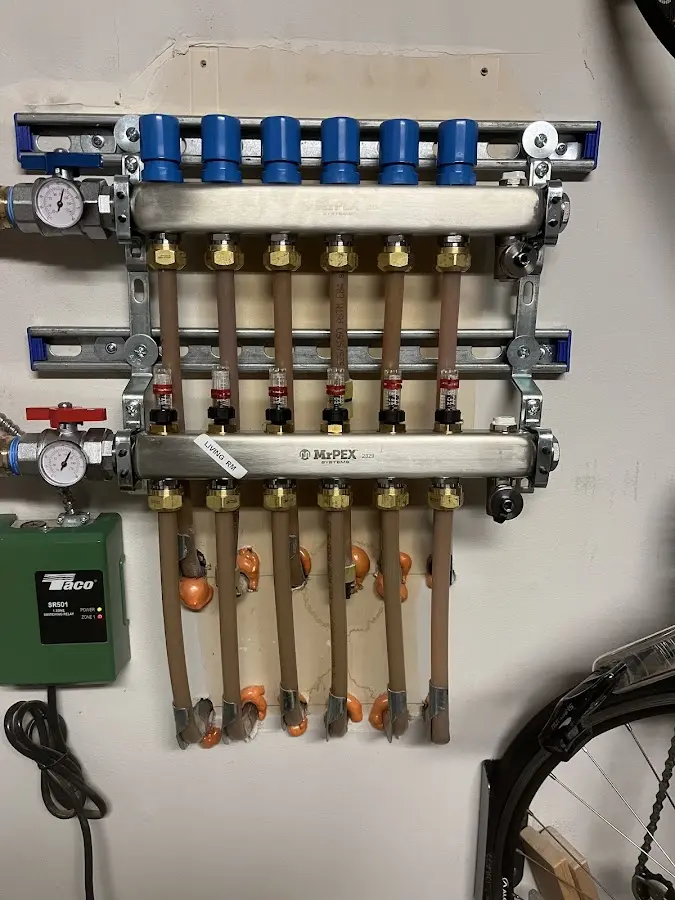 Plumber performing Leak Detection at a residential property in Medina